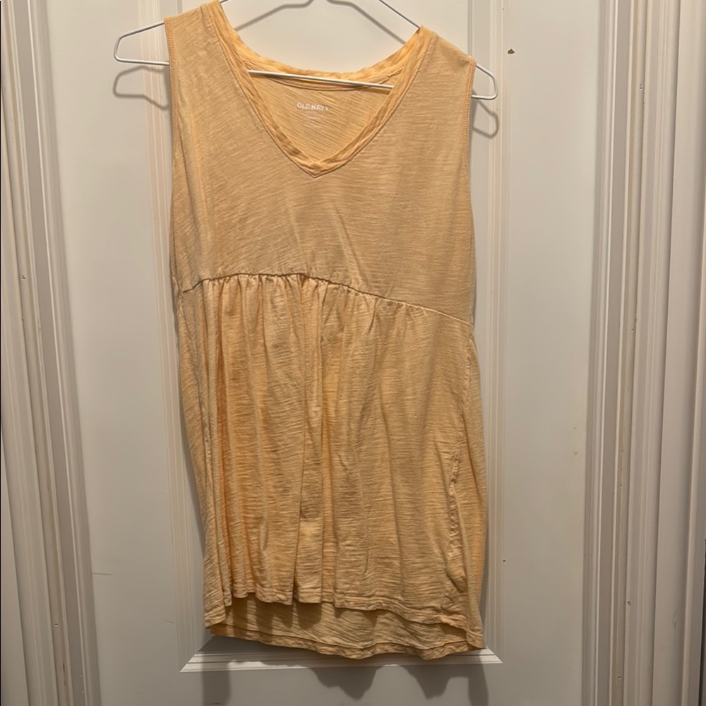 Old Navy Peach Maternity Tank Top